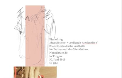 Einladung tanztheatralische Aufführung