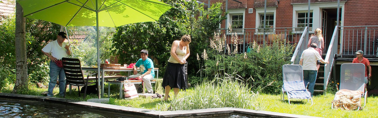 Haus am Teich